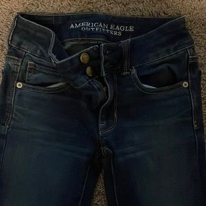American eagle, artist crop jeans size 00